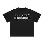 Here For The Shenanigans Graphic Tee-INNBLAC Fashion Apparel