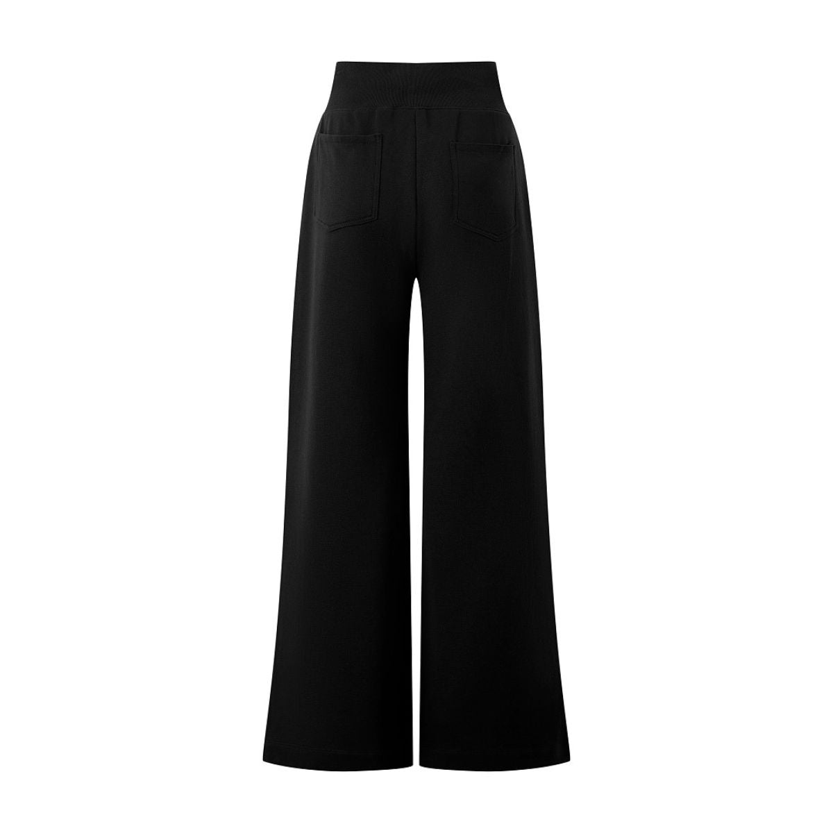 Quiet‑Luxury Old Money Heather Ribbed Waist‑Tapered Trousers