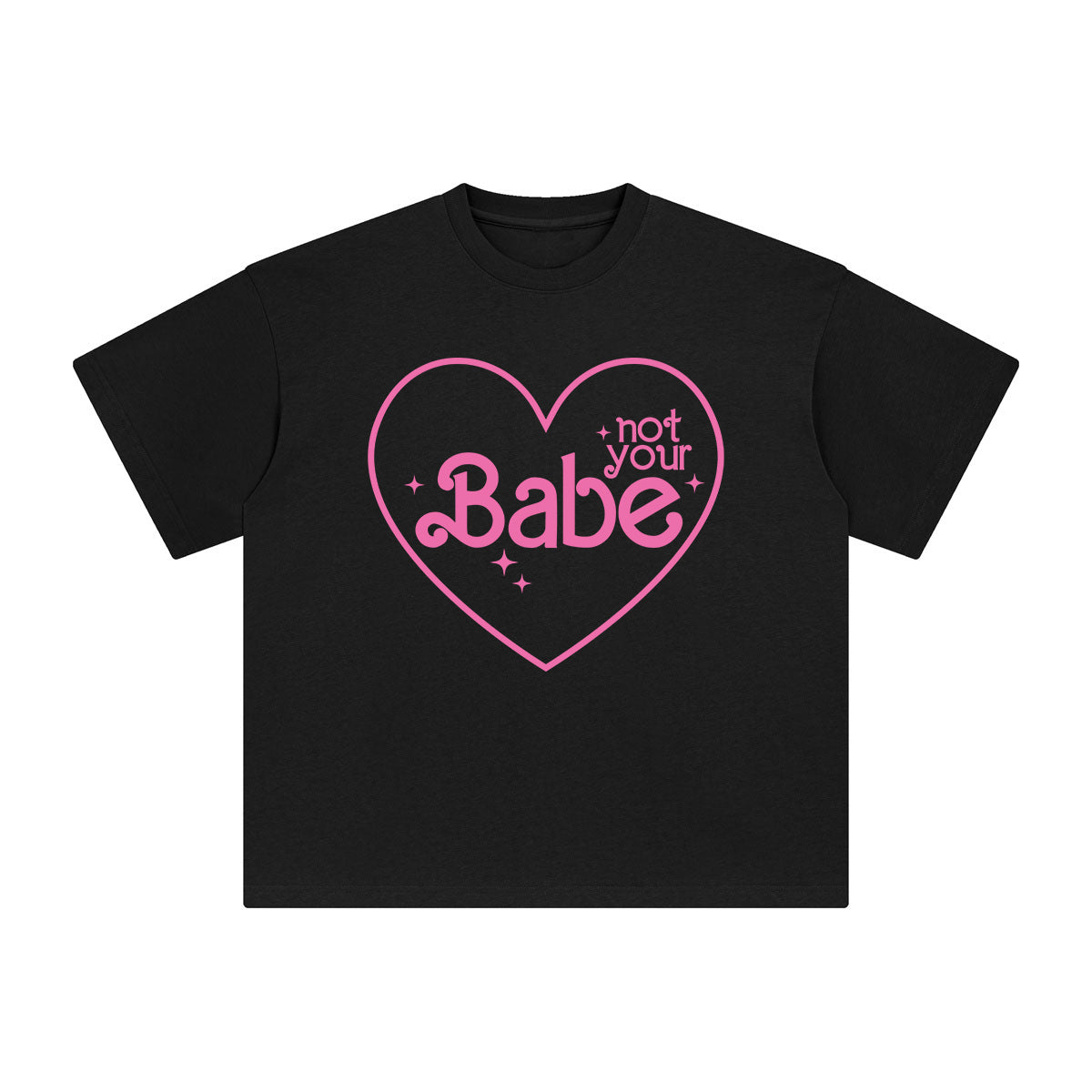 Not Your Babe Graphic Tee-INNBLAC Fashion Apparel