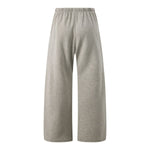Quiet‑Luxury Old‑Money Heather Tailored Straight‑Leg Trousers