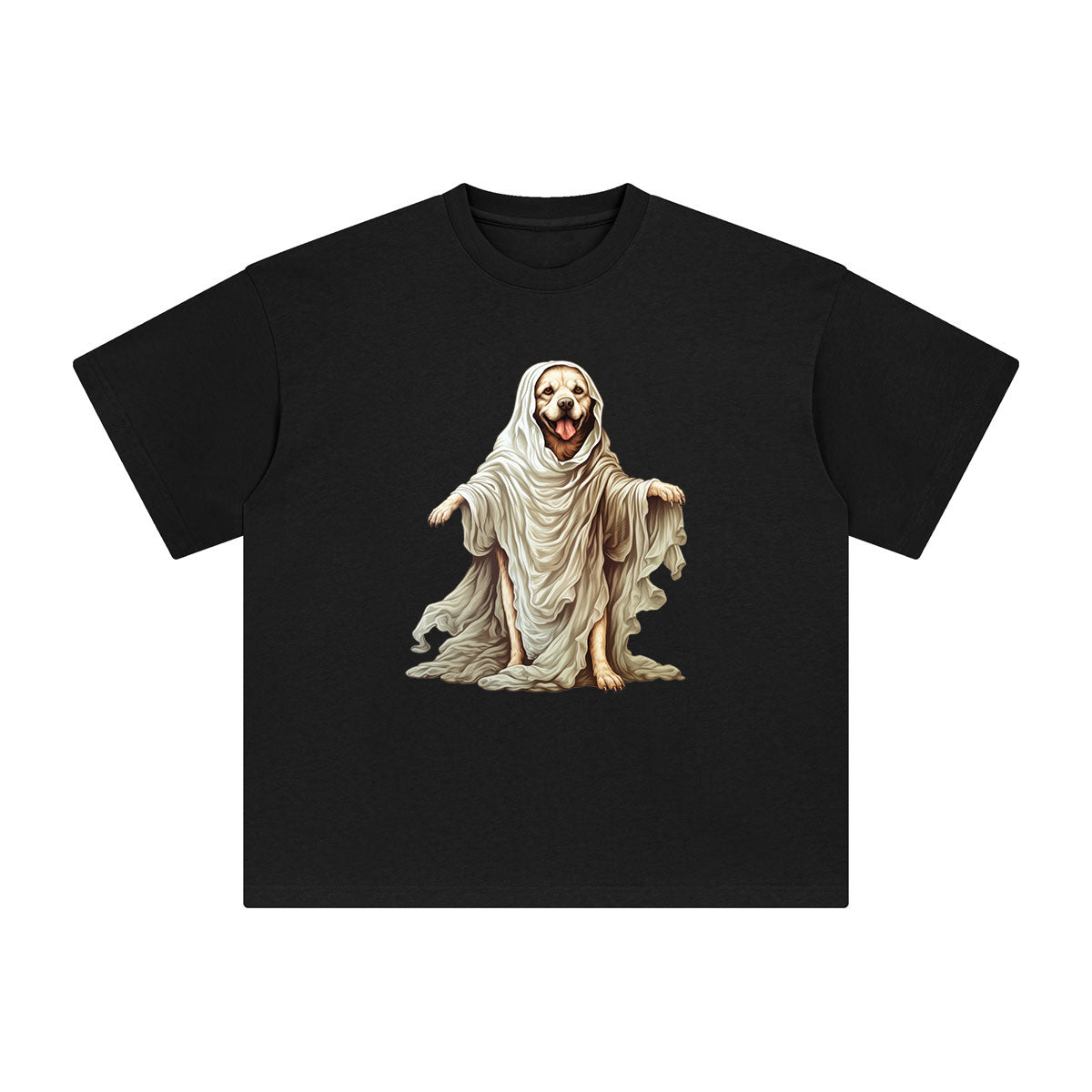 Ghost Dog Graphic Tee-INNBLAC Fashion Apparel