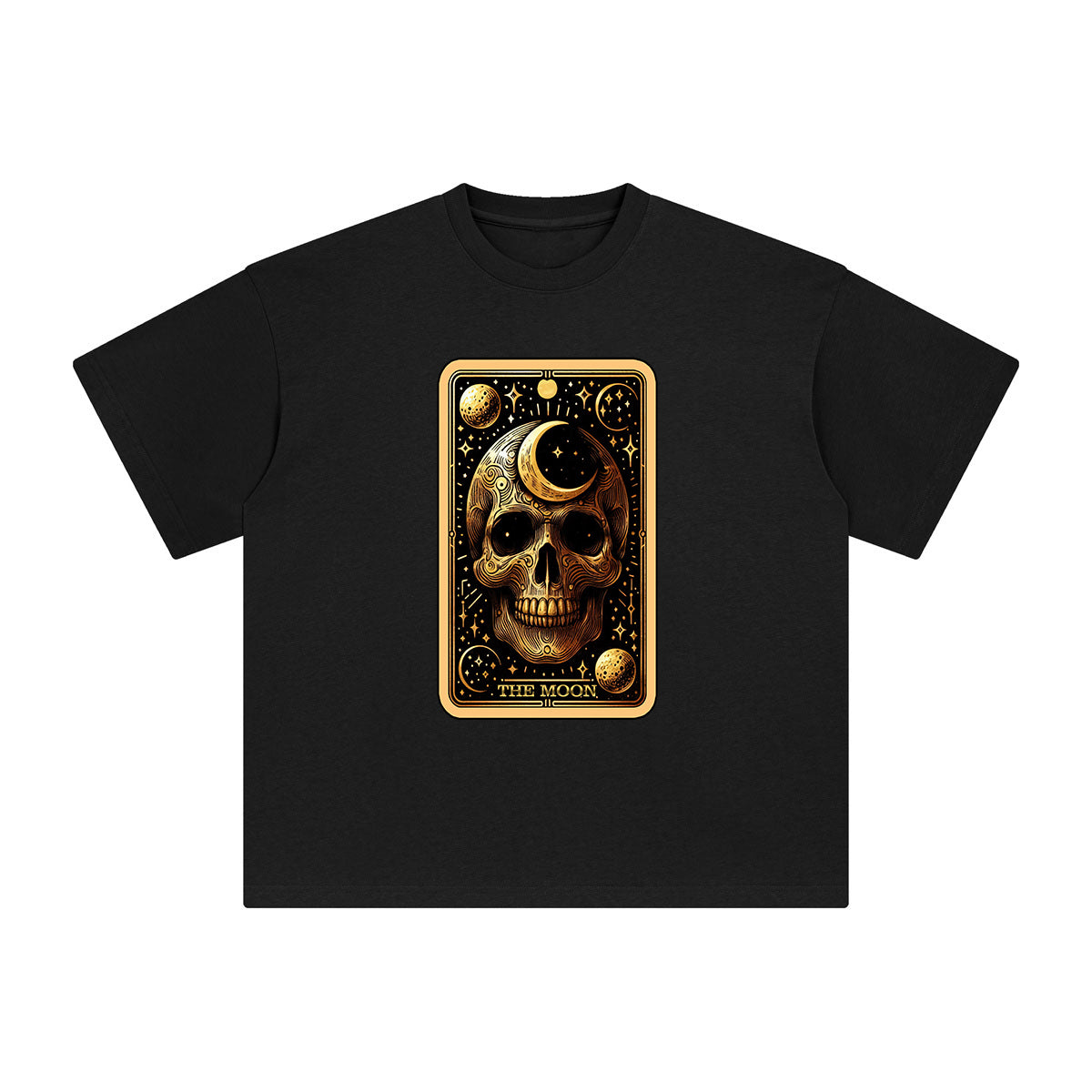 The Moon Card Graphic Tee-INNBLAC Fashion Apparel