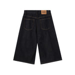 Bermudas con lavado vintage y salpicaduras de tinta