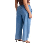 Vacay Moods Pull On Tie Waist Jeans