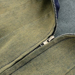 Falda vaquera con bordado de perlas y lavado vintage