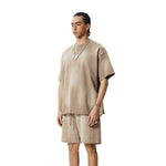 Raw Hem Painted Baggy T Shirt 8.55oz
