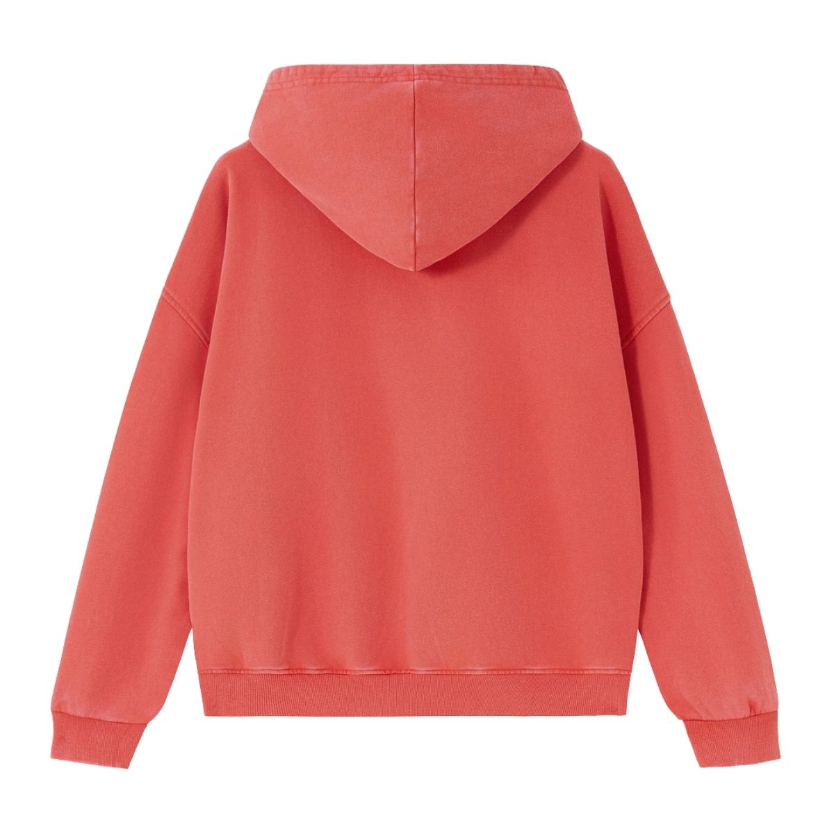Cotton Heavyweight Washed Distressed Terry Hoodie