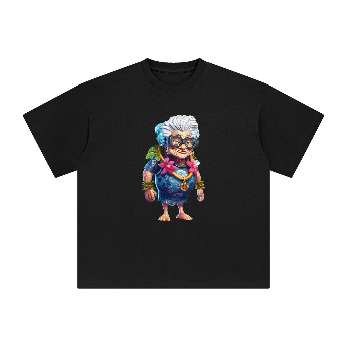 Grandma Scuba Diving Graphic Tee-INNBLAC Fashion Apparel