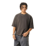 Heavyweight Raw edge Boxy T-Shirt 280gsm