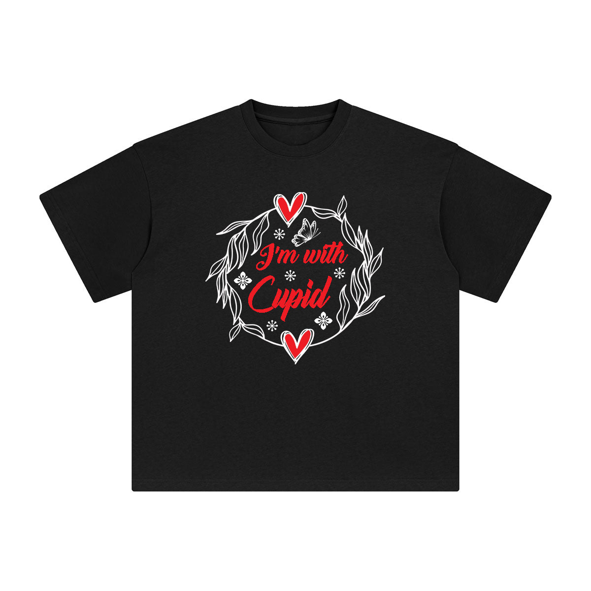 I'm With Cupid Graphic Tee-INNBLAC Fashion Apparel