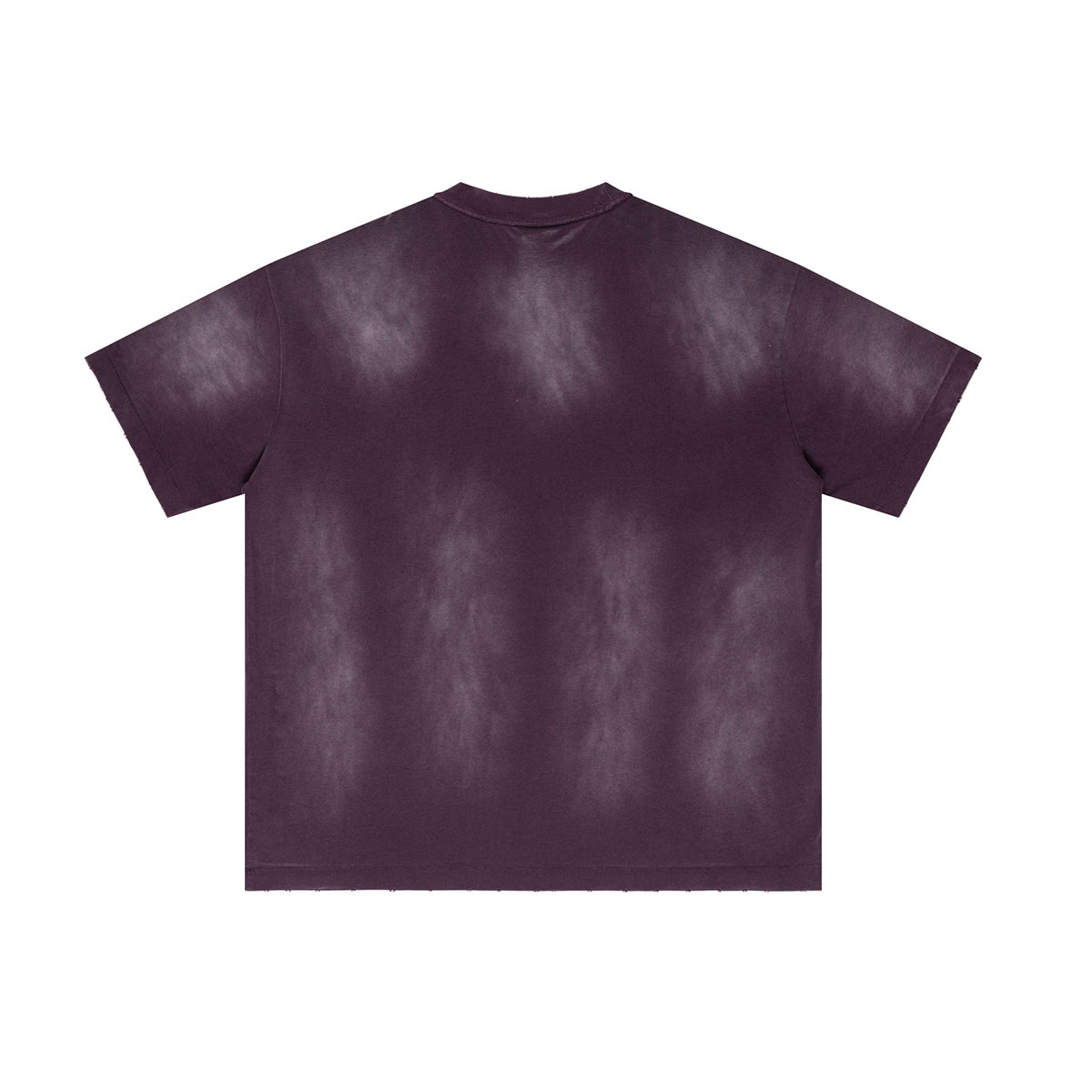 Acid Washed Distressed Reverse Tee 8oz