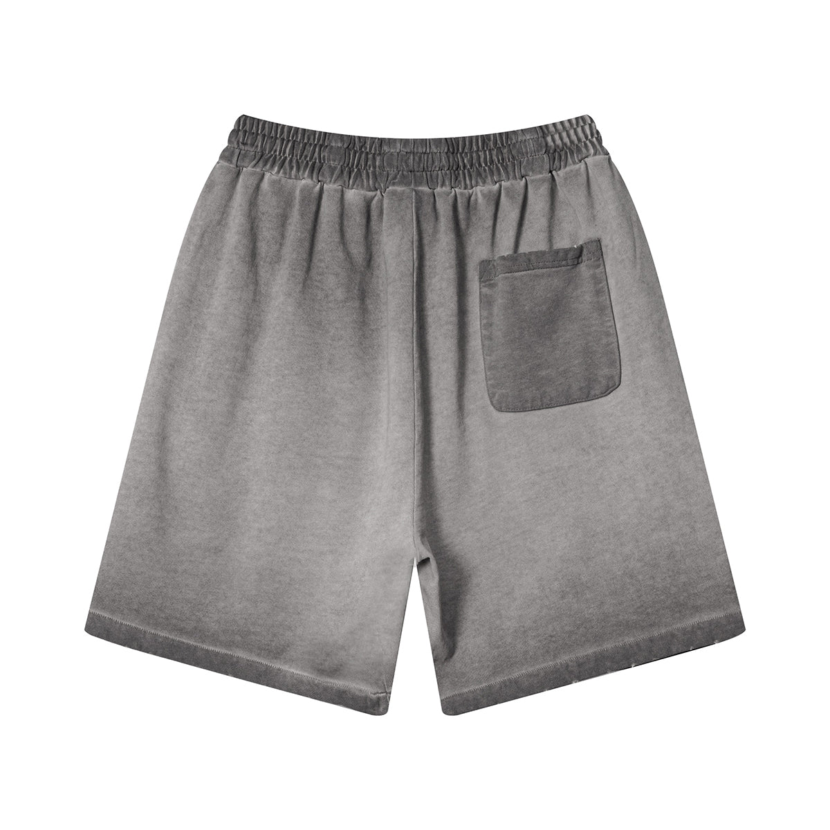 Pantalones cortos desgastados con lavado intenso