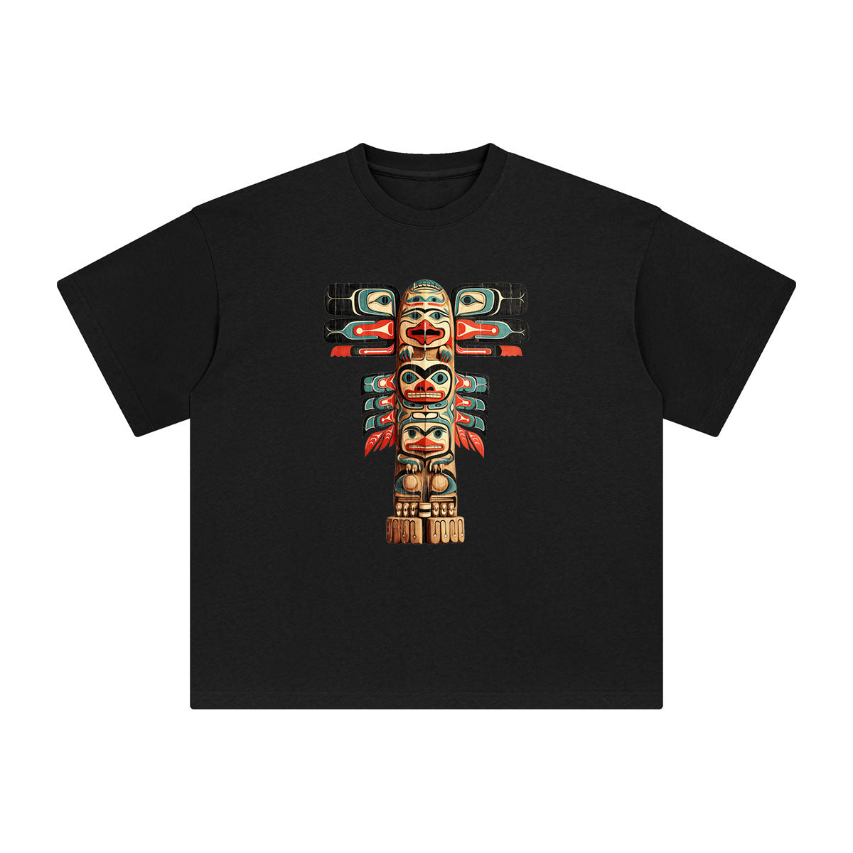 Totem Pole Graphic Tee-INNBLAC Fashion Apparel