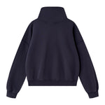 Heavyweight Drop‑Shoulder Relaxed Fit Drawstring Funnel Neck Sweatshirt