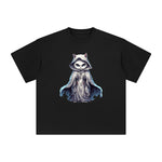 Ghost Cat Graphic Tee-INNBLAC Fashion Apparel