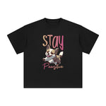 Stay Pawsitive Graphic Tee-INNBLAC Fashion Apparel