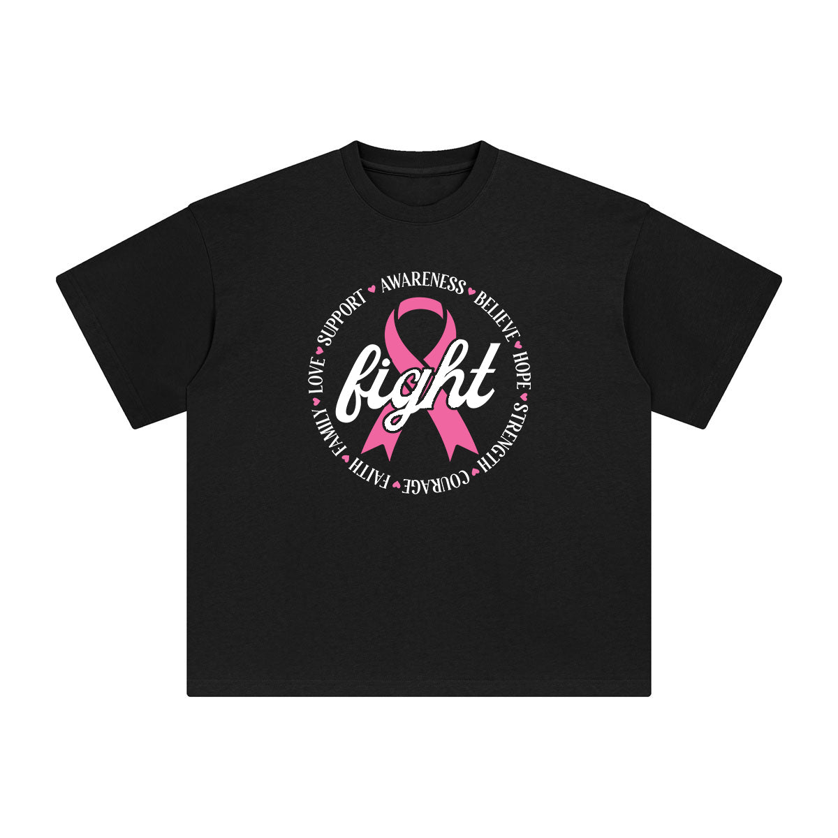 Breast Cancer Quote Graphic Tee-INNBLAC Fashion Apparel