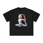 Yoga Mom Comic Graphic Tee-INNBLAC Fashion Apparel
