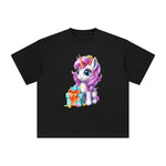 Birthday Unicorn Graphic Tee-INNBLAC Fashion Apparel