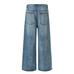 Vintage Faded Wide Leg Jeans