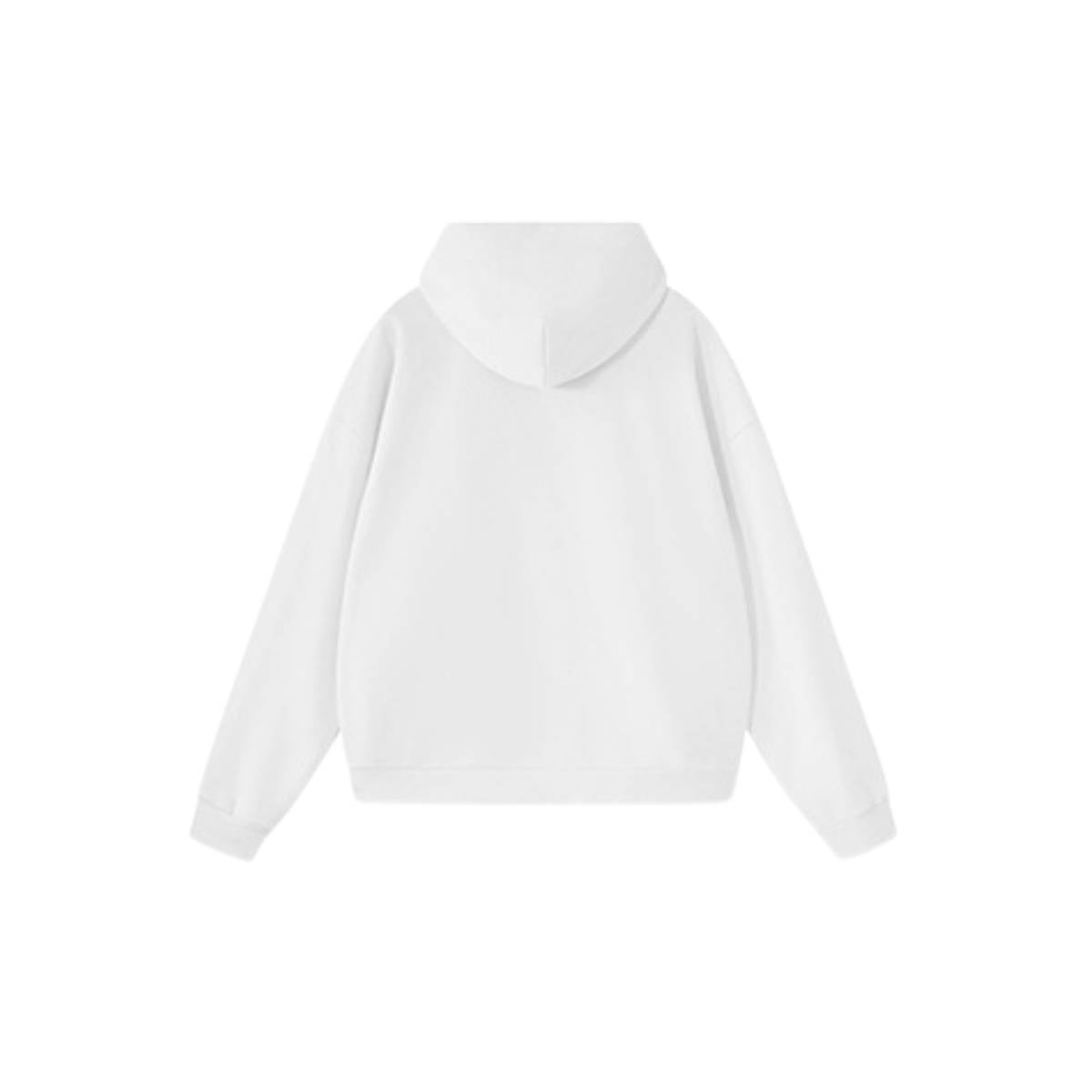 Sudadera con capucha y cremallera lavada de doble cursor