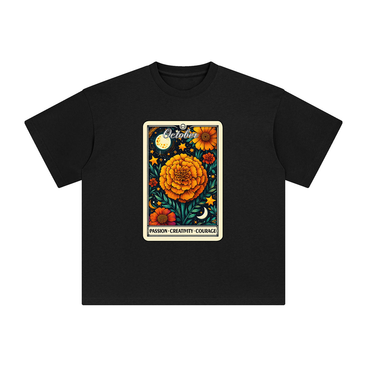 October Marigold Graphic Tee-INNBLAC Fashion Apparel