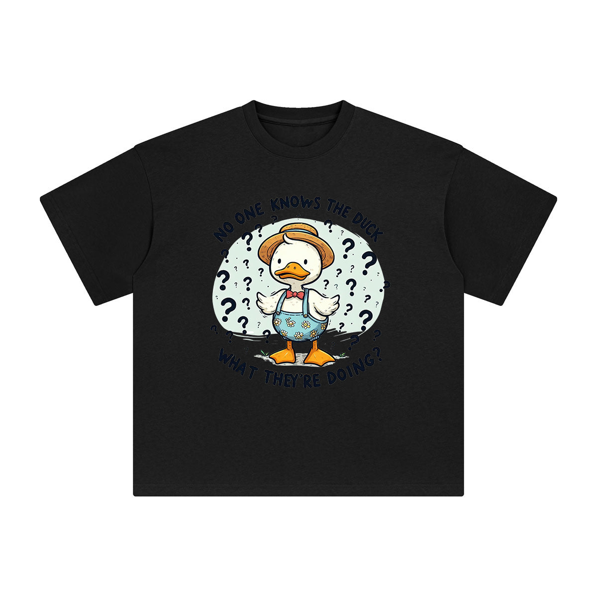 No One Knows The Duck Graphic Tee-INNBLAC Fashion Apparel