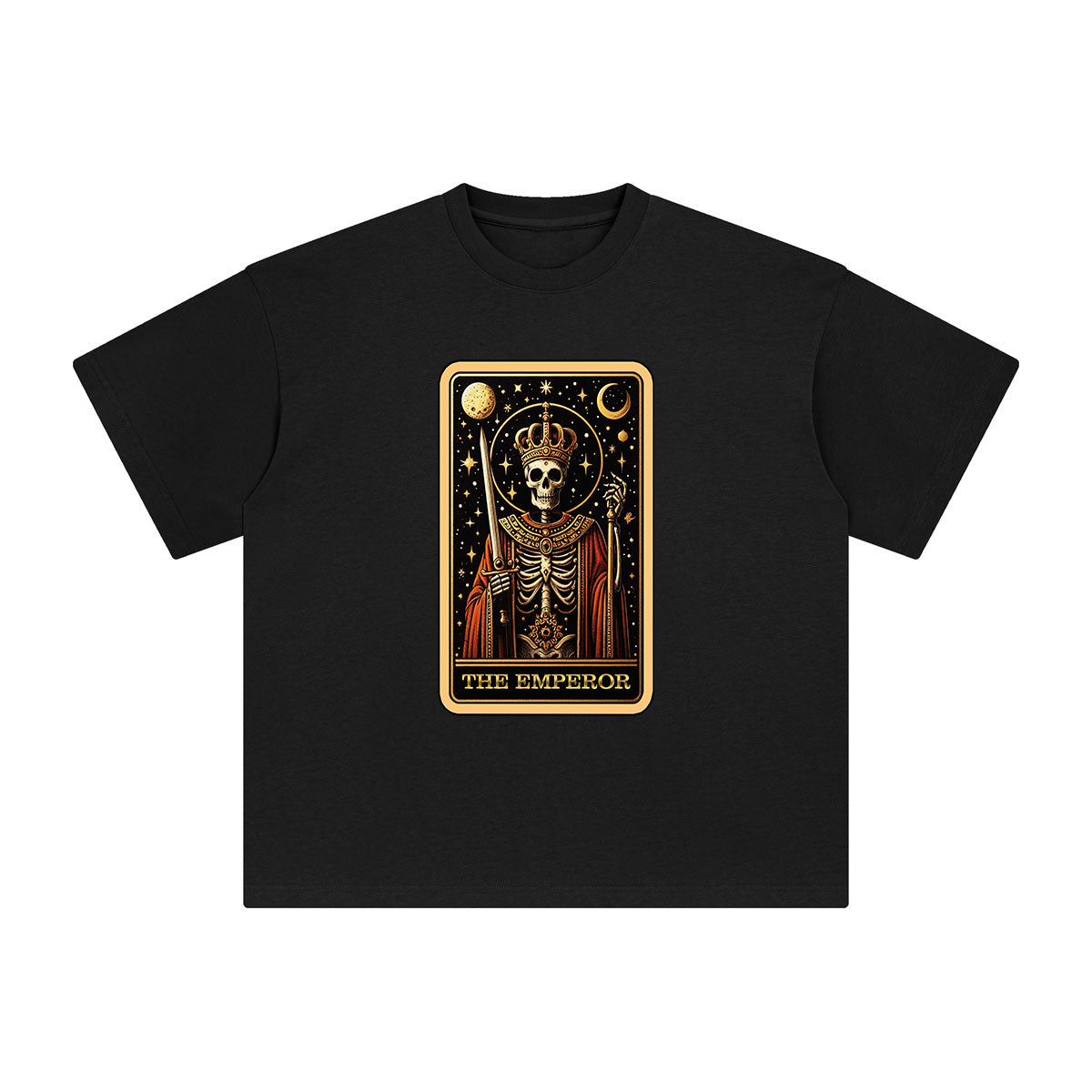 The Emperor Card Graphic Tee-INNBLAC Fashion Apparel