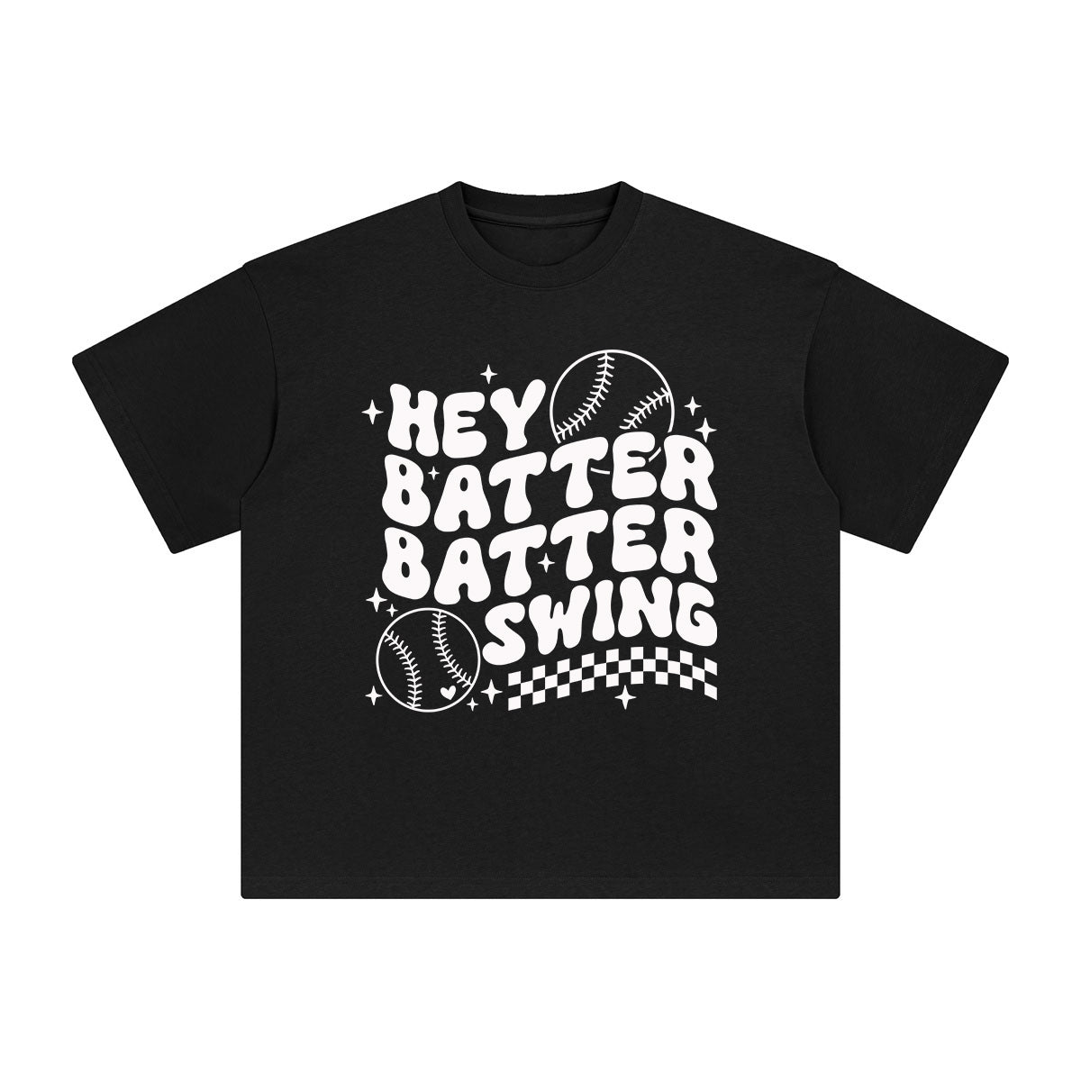 Hey Better Better Swing Graphic Tee-INNBLAC Fashion Apparel