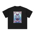 Owl Card Graphic Tee-INNBLAC Fashion Apparel
