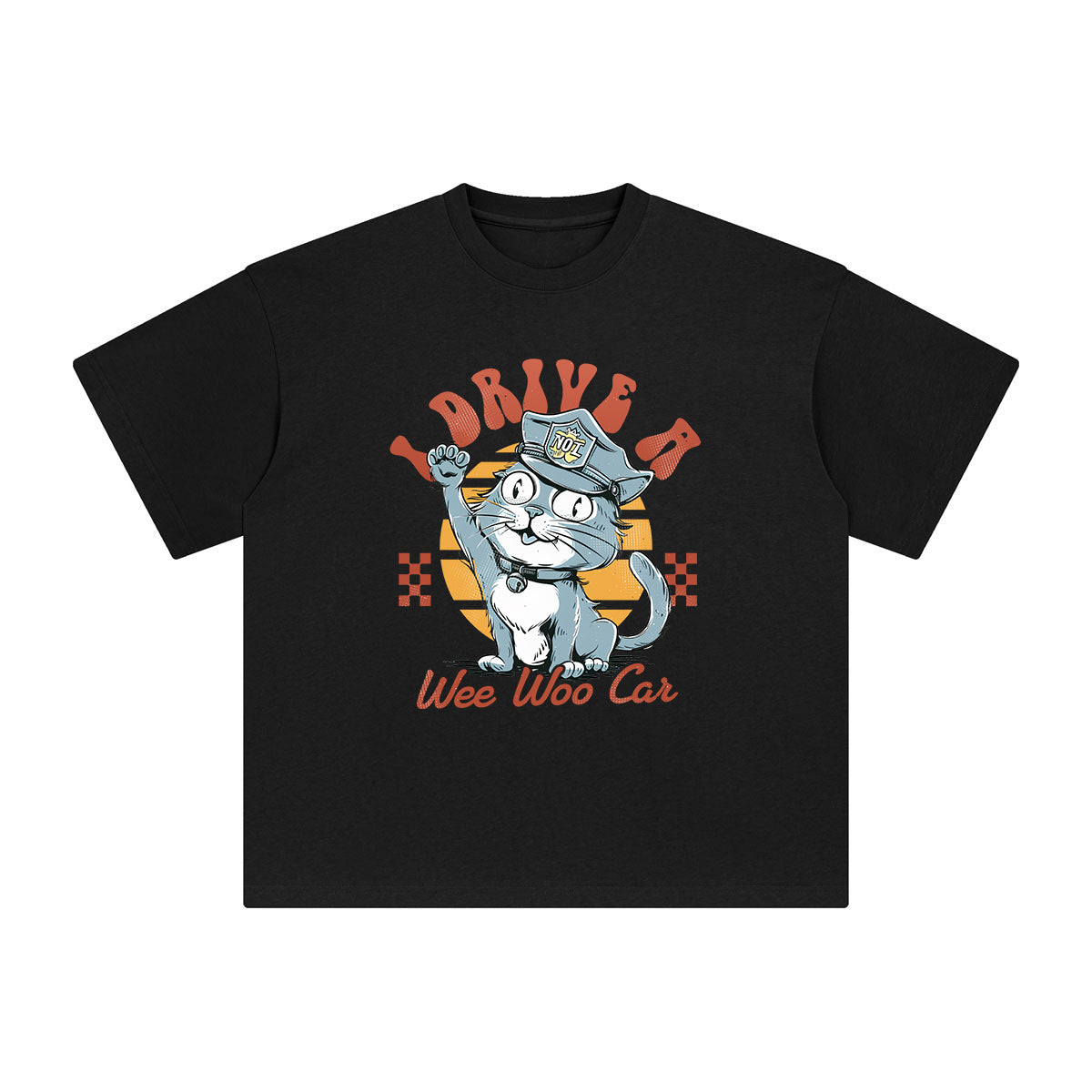I Drive A Wee Woo Car Graphic Tee-INNBLAC Fashion Apparel