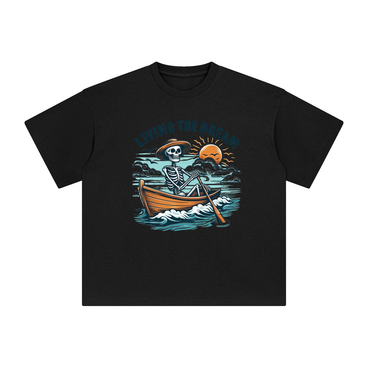 Living The Dream Graphic Tee-INNBLAC Fashion Apparel