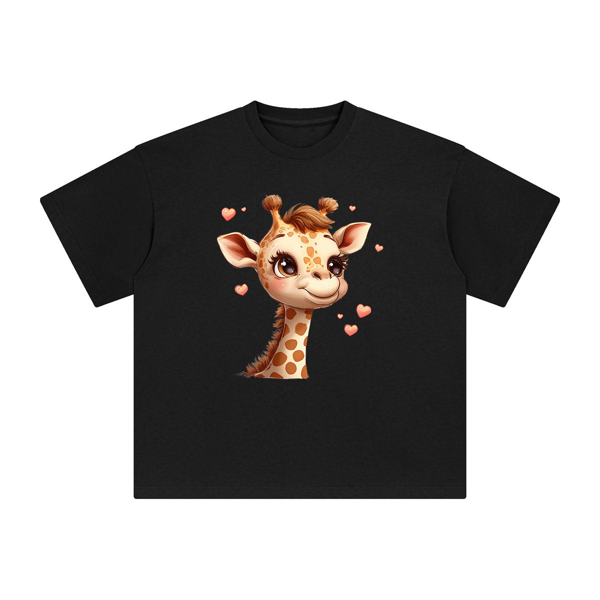 Giraffe With Love Graphic Tee-INNBLAC Fashion Apparel