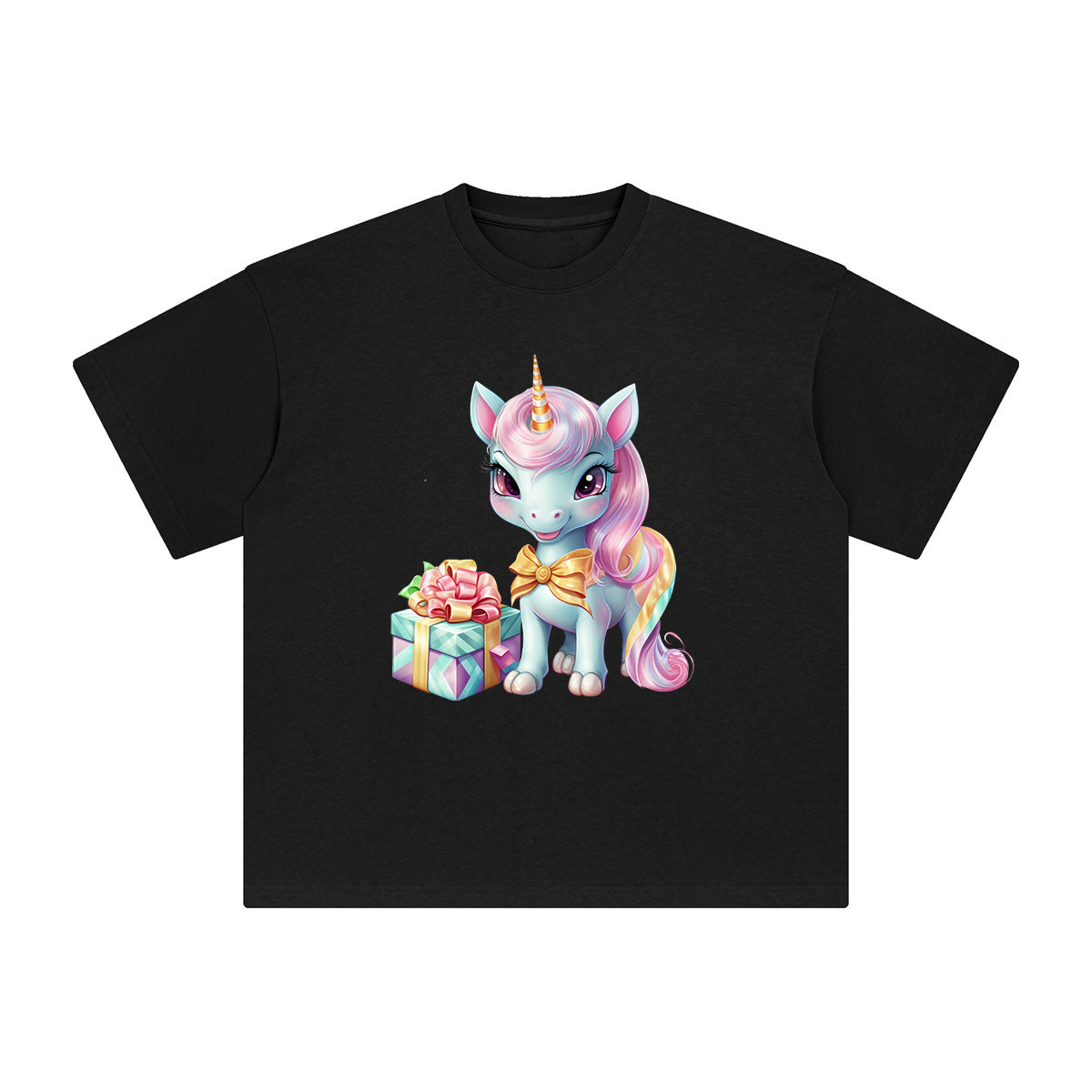 Birthday Unicorn Graphic Tee-INNBLAC Fashion Apparel