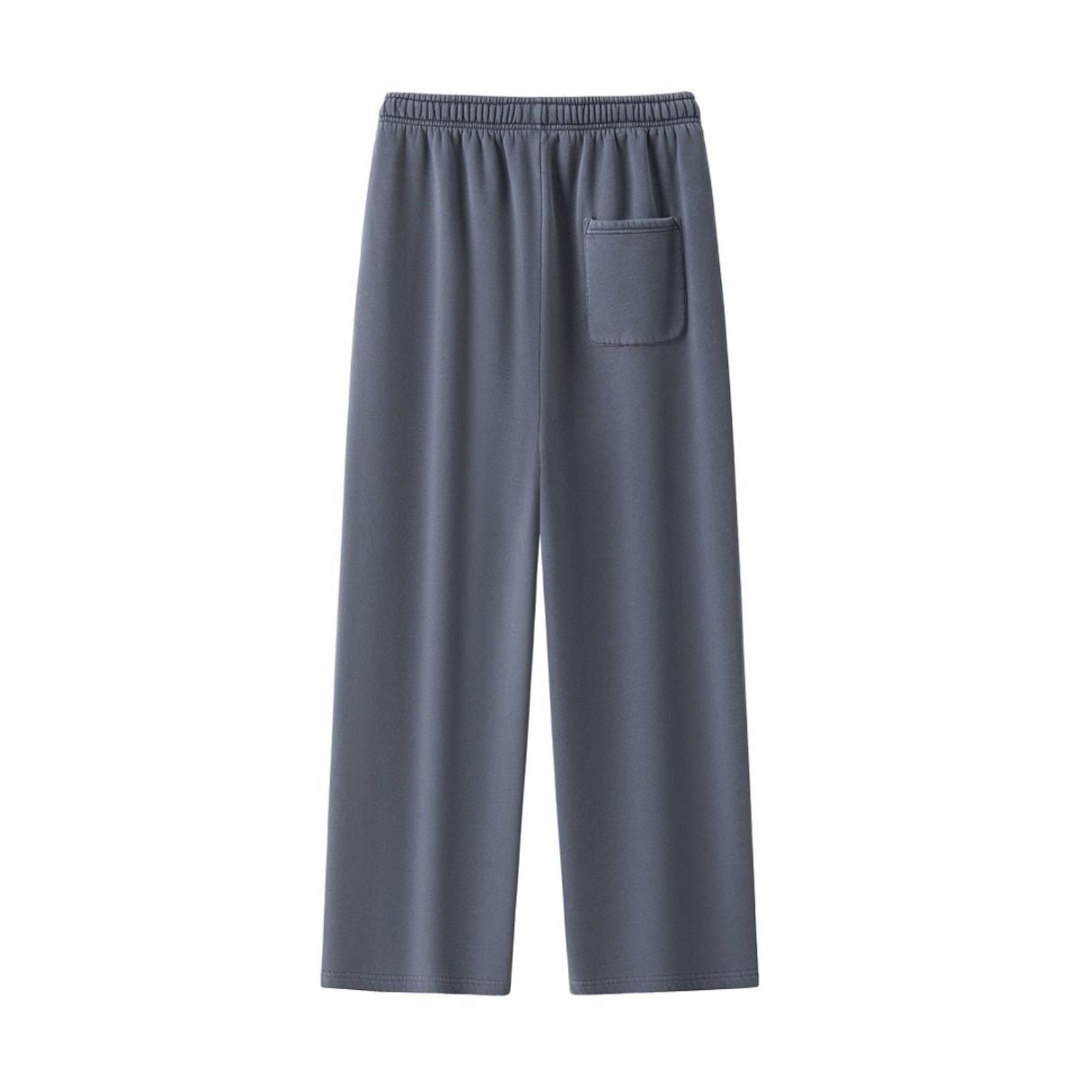 Vintage Washed Heavyweight Drawstring Wide Leg Casual Pants