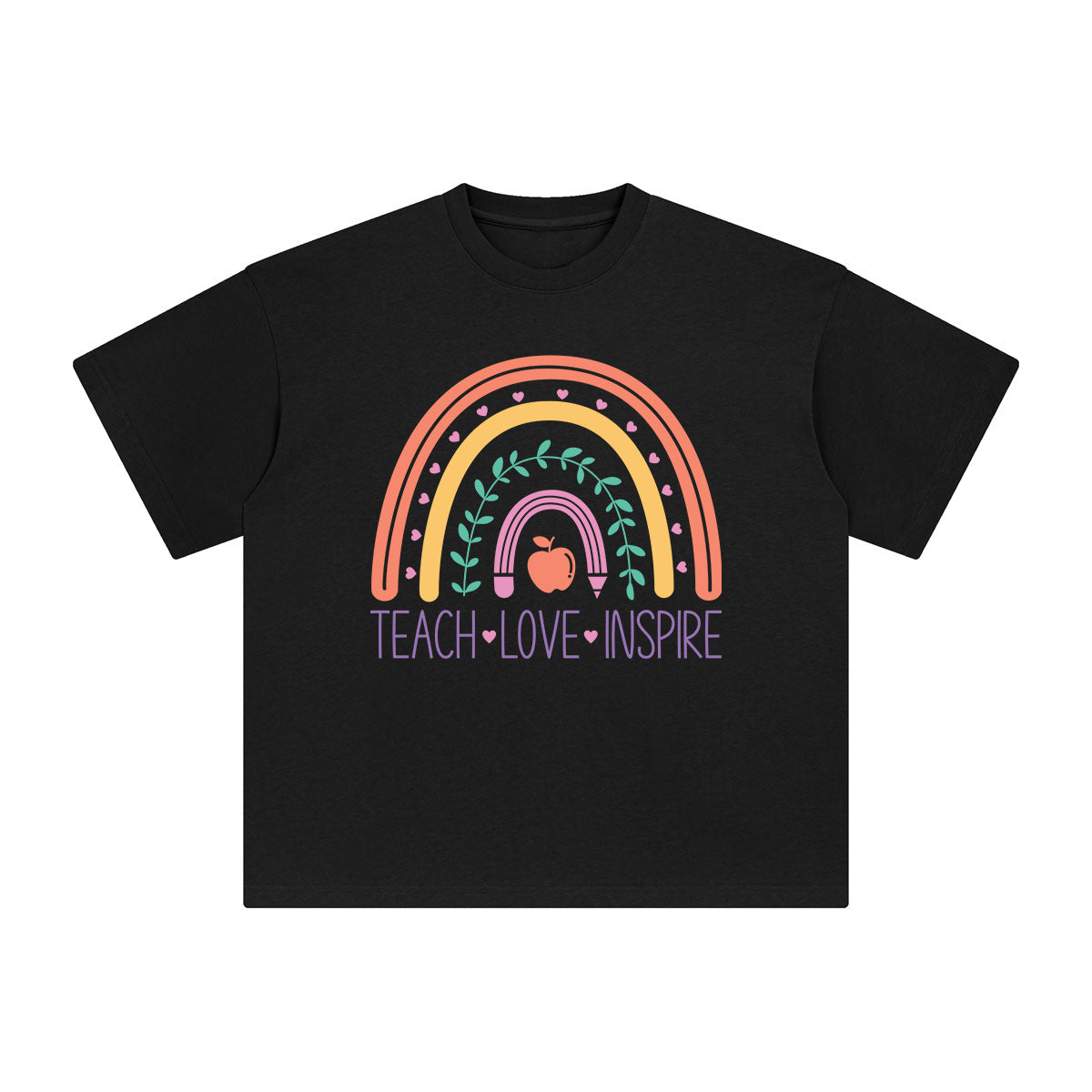 Teach Love Inspire Graphic Tee-INNBLAC Fashion Apparel