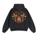 Christ Jesus Glorified Christian Graphic Washed Hoodie-INNBLAC Fashion Apparel