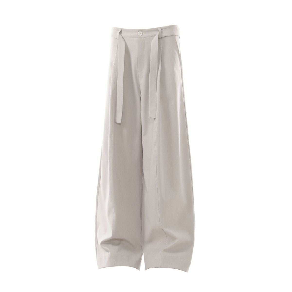 Old Money Draped Barrel Leg Trousers