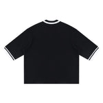 Heavyweight V Neck Button Cardigan Tee 320G