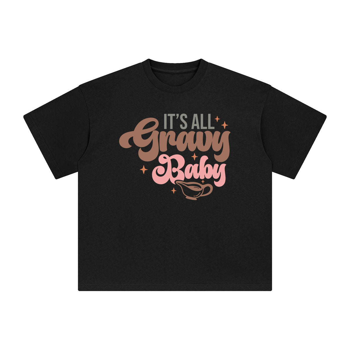 It's All Gravy Baby Graphic Tee-INNBLAC Fashion Apparel