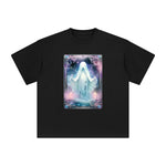 Galaxy Ghost Card Graphic Tee-INNBLAC Fashion Apparel