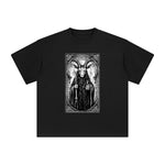 Mystery Devil Sheep Tarot Card Graphic Tee-INNBLAC Fashion Apparel