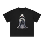 Ghost Cat Graphic Tee-INNBLAC Fashion Apparel