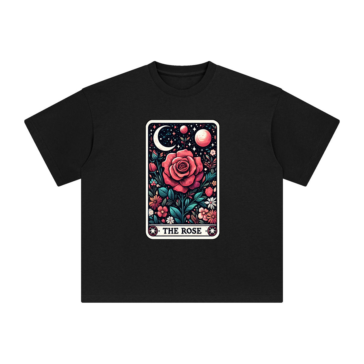 The Rose Graphic Tee-INNBLAC Fashion Apparel