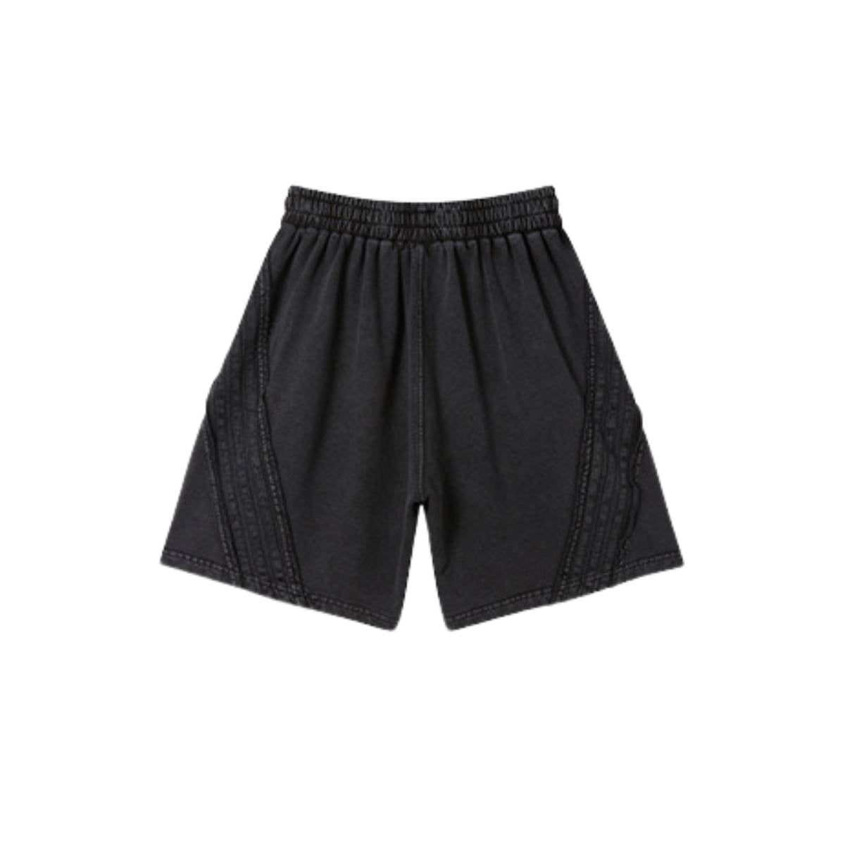 Shorts holgados vintage con lavado intenso