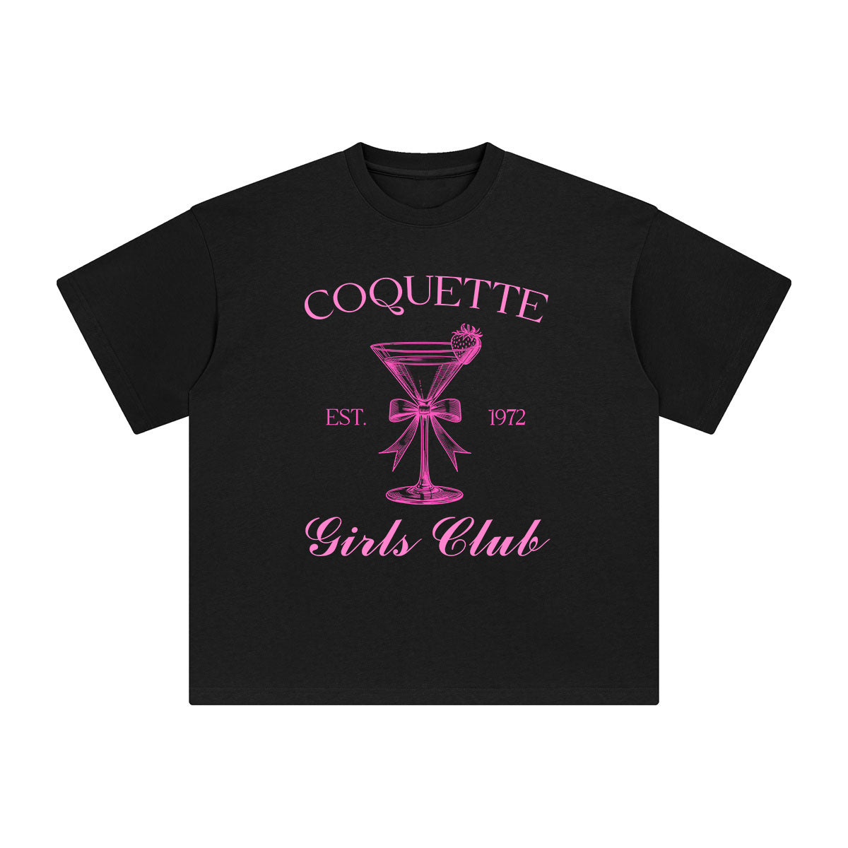 Coquette Girls Club Graphic Tee-INNBLAC Fashion Apparel