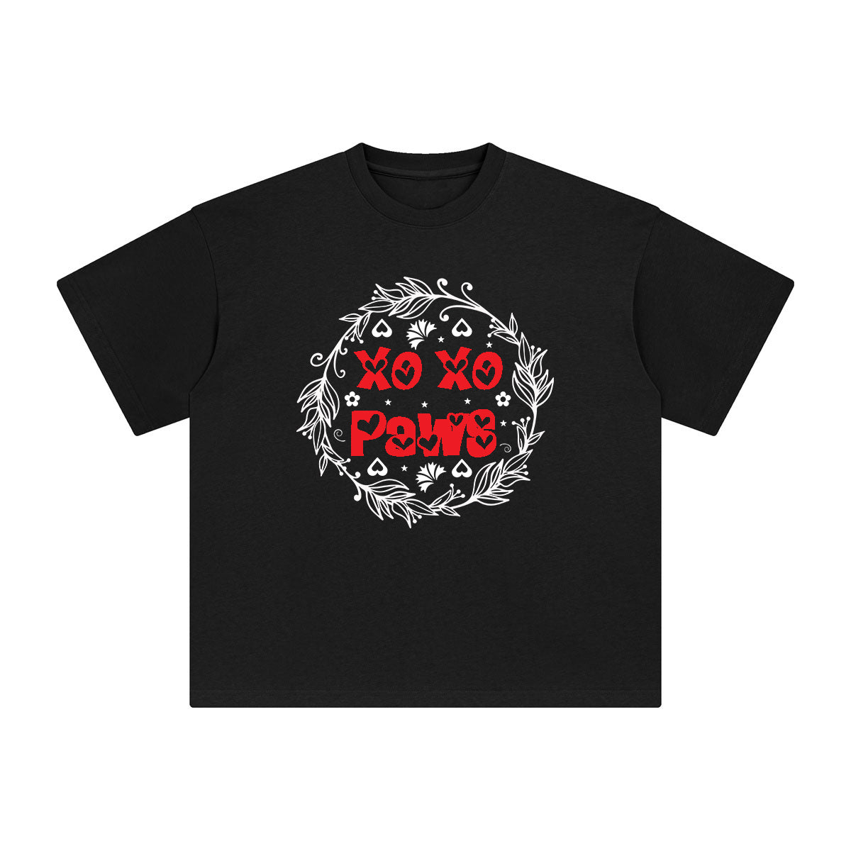 XO XO Paws Graphic Tee-INNBLAC Fashion Apparel