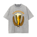 Beer Graphic Thick T Shirt-INNBLAC Fashion Apparel