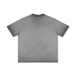 Heavyweight Wash Distressed Baggy Tee 8.25oz-INNBLAC Fashion Apparel