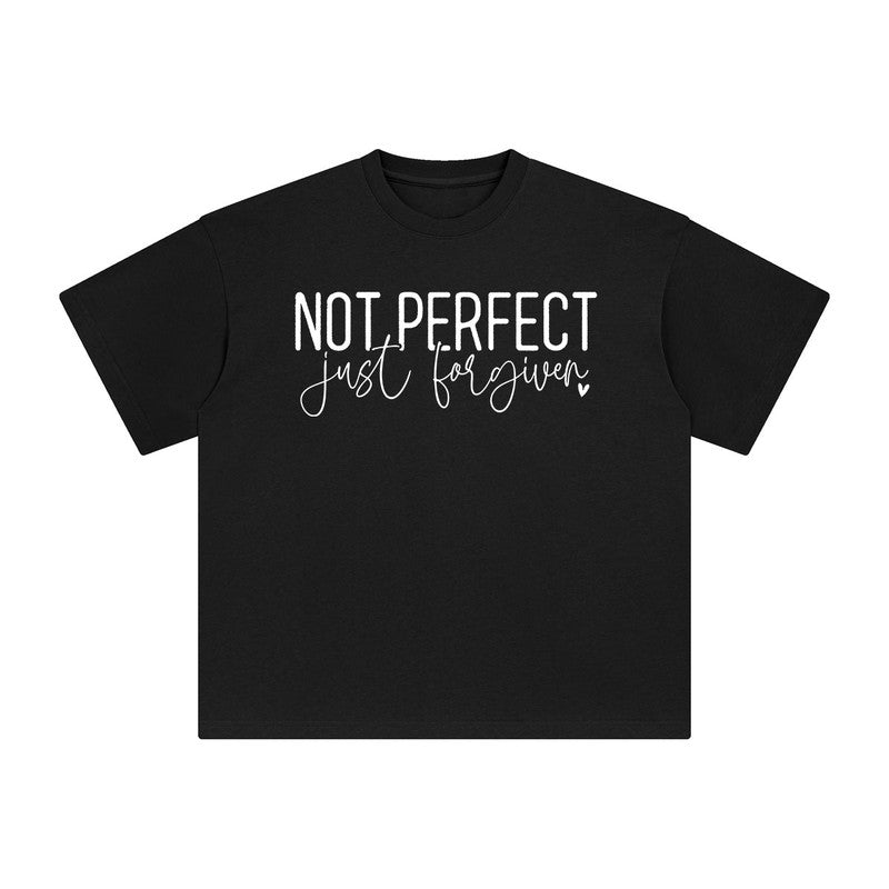 Not Perfect Just Forgiver Graphic Tee-INNBLAC Fashion Apparel